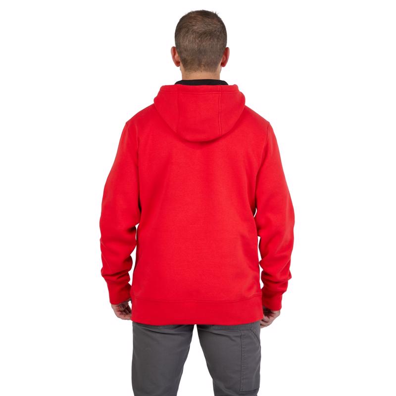 Milwaukee FreeFlex XL Long Sleeve Unisex Hooded Hoodie Red