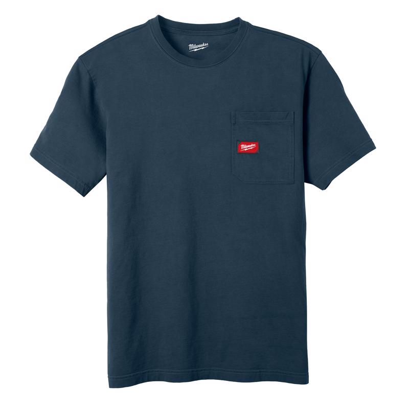 T SHRT SHORT SLEVE BLU L
