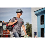 Milwaukee Gridiron M Short Sleeve Men's Round Neck Gray Tee Shirt