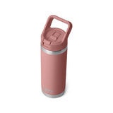 YETI Rambler 18 oz Sandstone Pink BPA Free Bottle with Straw Cap