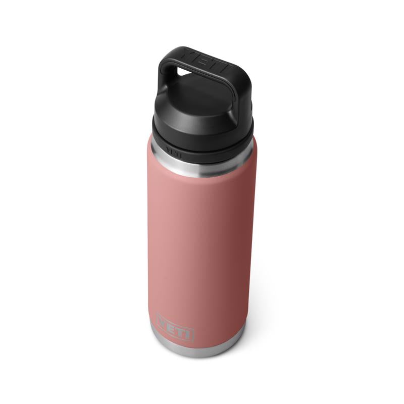 YETI Rambler 26 oz Sandstone Pink BPA Free Bottle with Chug Cap