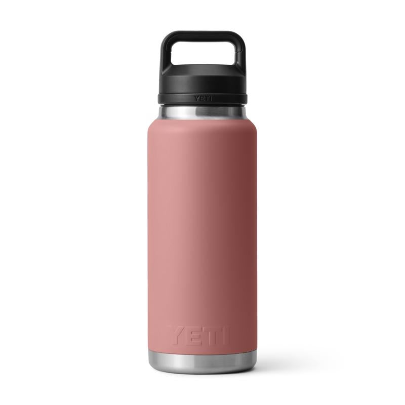 YETI Rambler 36 oz Sandstone Pink BPA Free Bottle with Chug Cap