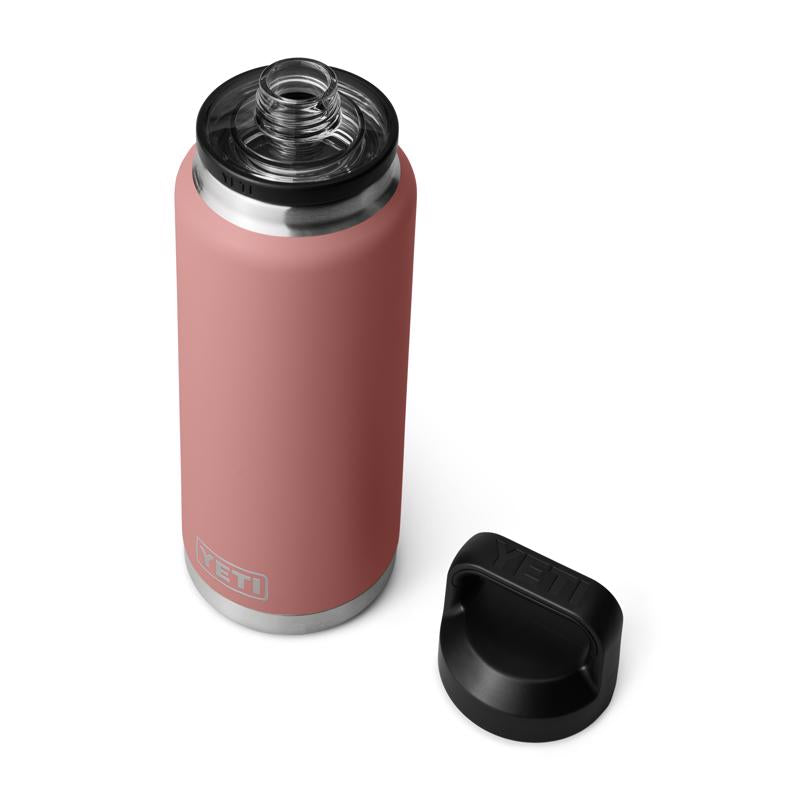 YETI Rambler 36 oz Sandstone Pink BPA Free Bottle with Chug Cap