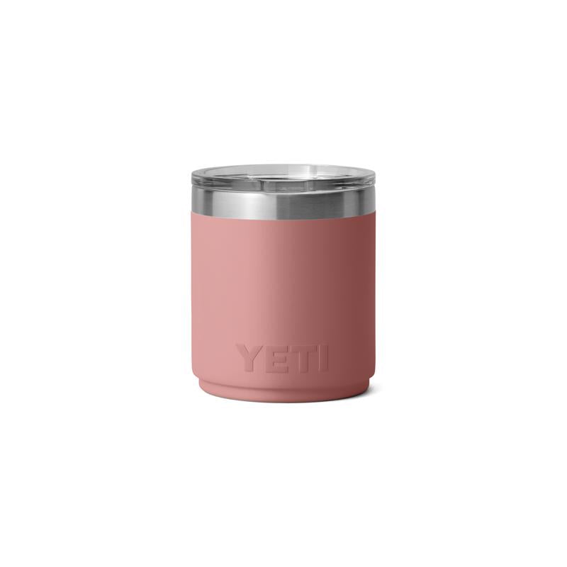 YETI Rambler 10 oz Sandstone Pink BPA Free Lowball 2.0 Tumbler with MagSlider Lid