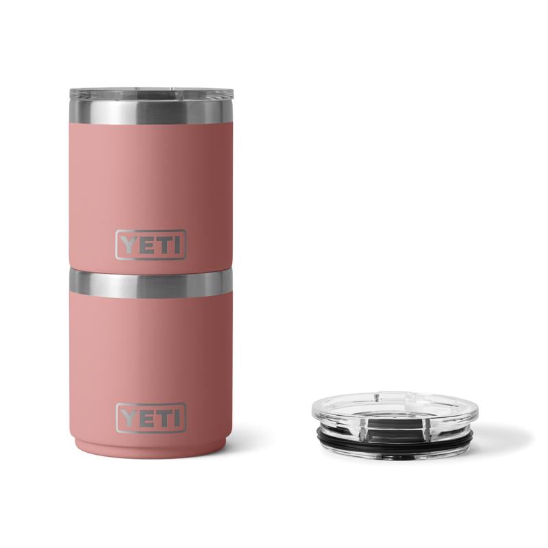 YETI Rambler 10 oz Sandstone Pink BPA Free Lowball 2.0 Tumbler with MagSlider Lid