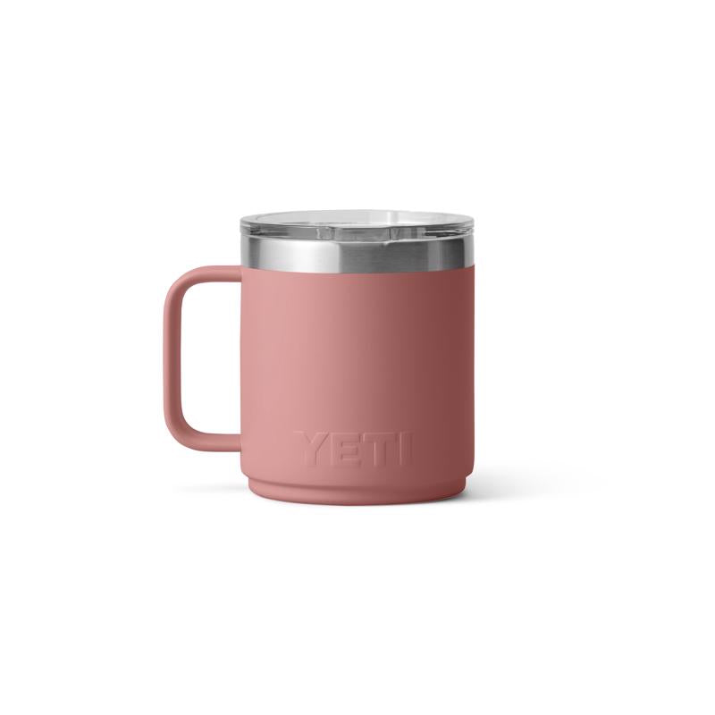 YETI Rambler 10 oz Sandstone Pink BPA Free Mug with MagSlider Lid