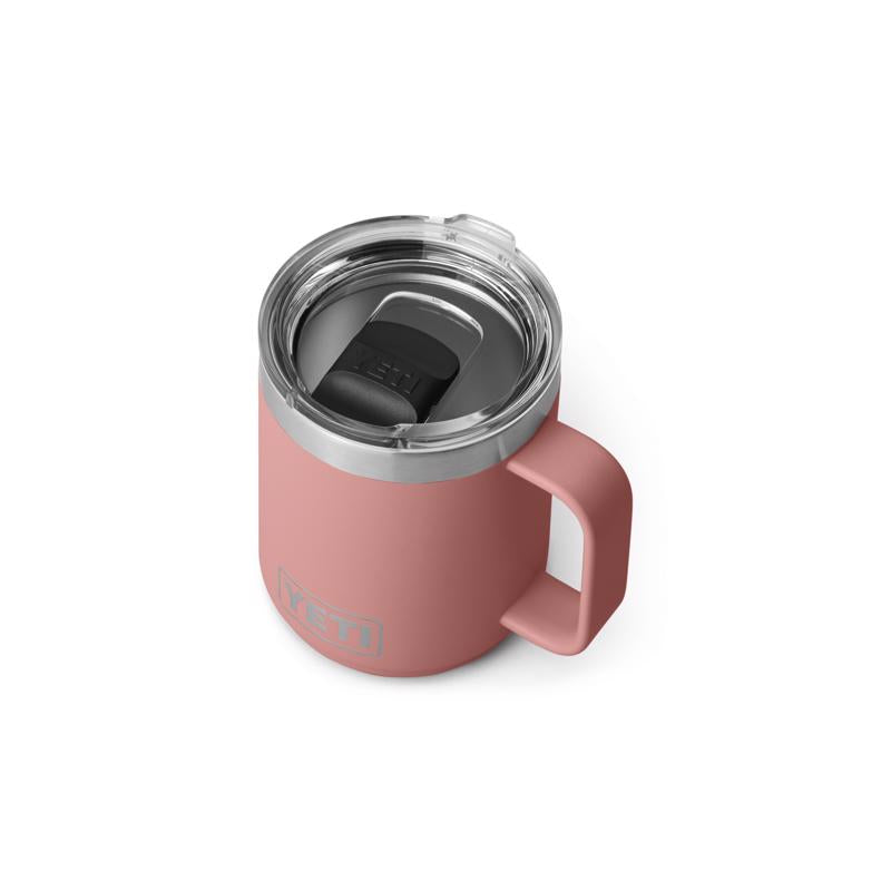 YETI Rambler 10 oz Sandstone Pink BPA Free Mug with MagSlider Lid