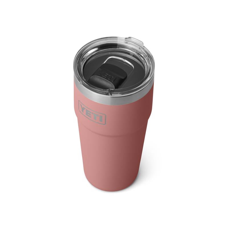 YETI Rambler 20 oz Sandstone Pink BPA Free Stackable Tumbler