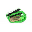 Fusion Grip 1 in. W X 16 ft. L Green Racheting Tie Down Strap 900 lb 1 pk