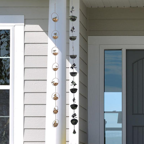 Alpine Assorted Metal 81 in. H Dragonfly and Butterfly Outdoor Decoration