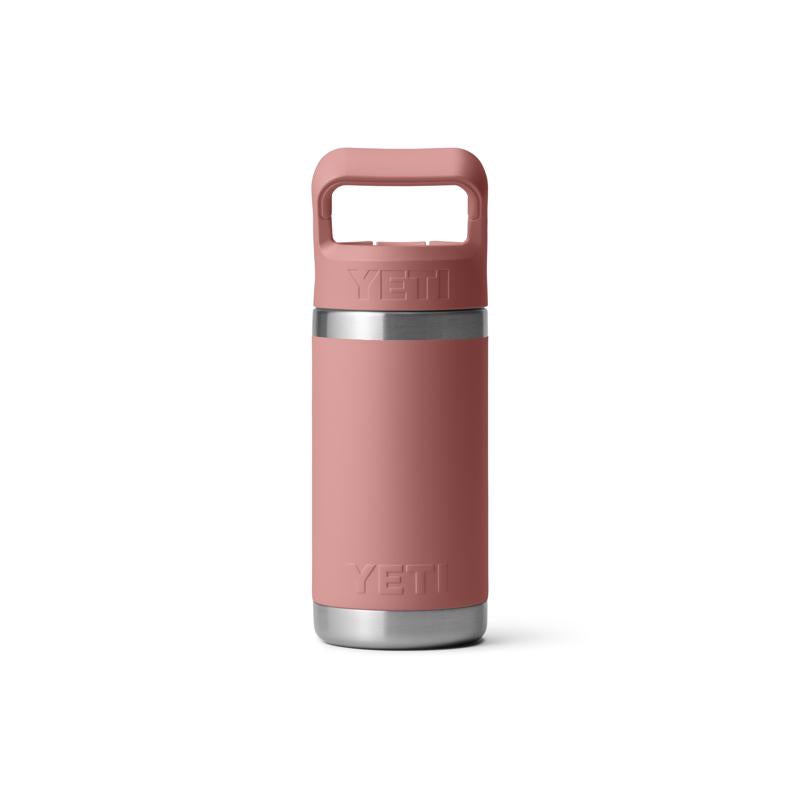 YETI Rambler 12 oz Sandstone Pink BPA Free Insulated Kids Water Bottle w/Straw