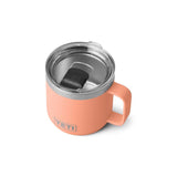 YETI Rambler 14 oz Lowcountry Peach BPA Free Mug with Lid