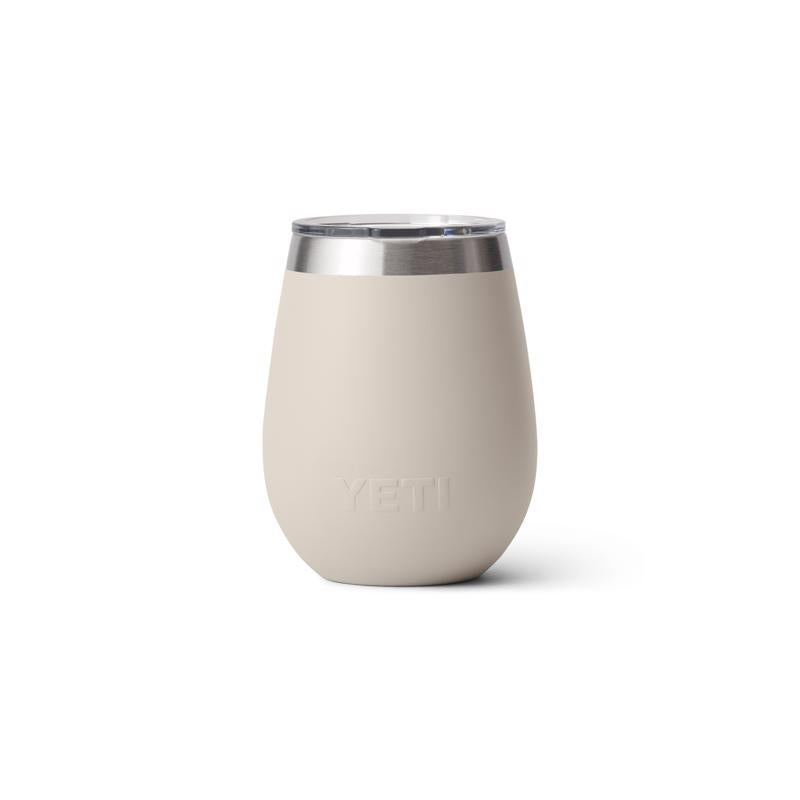 YETI Rambler 10 oz Cape Taupe BPA Free Wine Tumbler with Lid