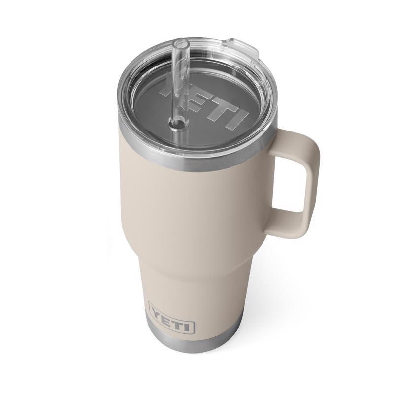 YETI Rambler 35 oz Cape Taupe BPA Free Straw Mug