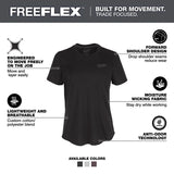 Milwaukee Freeflex S Short Sleeve Women's Round Neck Black Tee Shirt