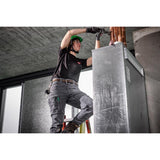 Milwaukee Gridiron S Short Sleeve Women's Round Neck Black Tee Shirt