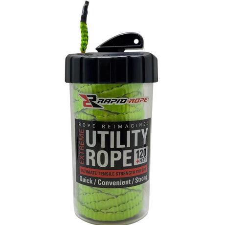Rapid Rope 3/8 in. D X 120 linear ft L Neon Green Braided Polyester Rope
