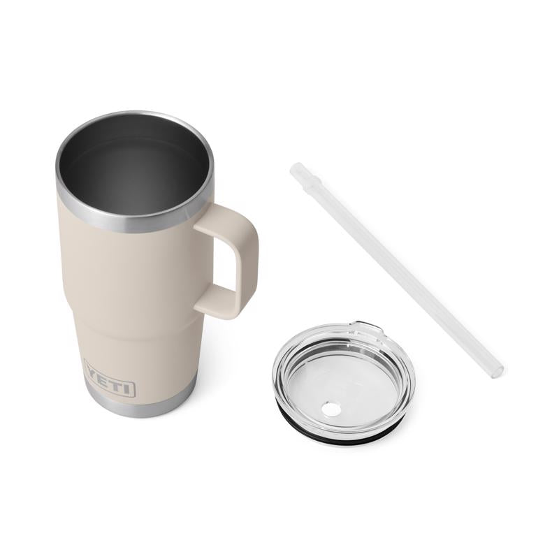 YETI Rambler 25 oz Cape Taupe BPA Free Straw Mug