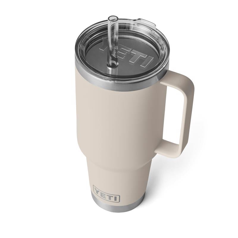 YETI Rambler 42 oz Cape Taupe BPA Free Straw Mug