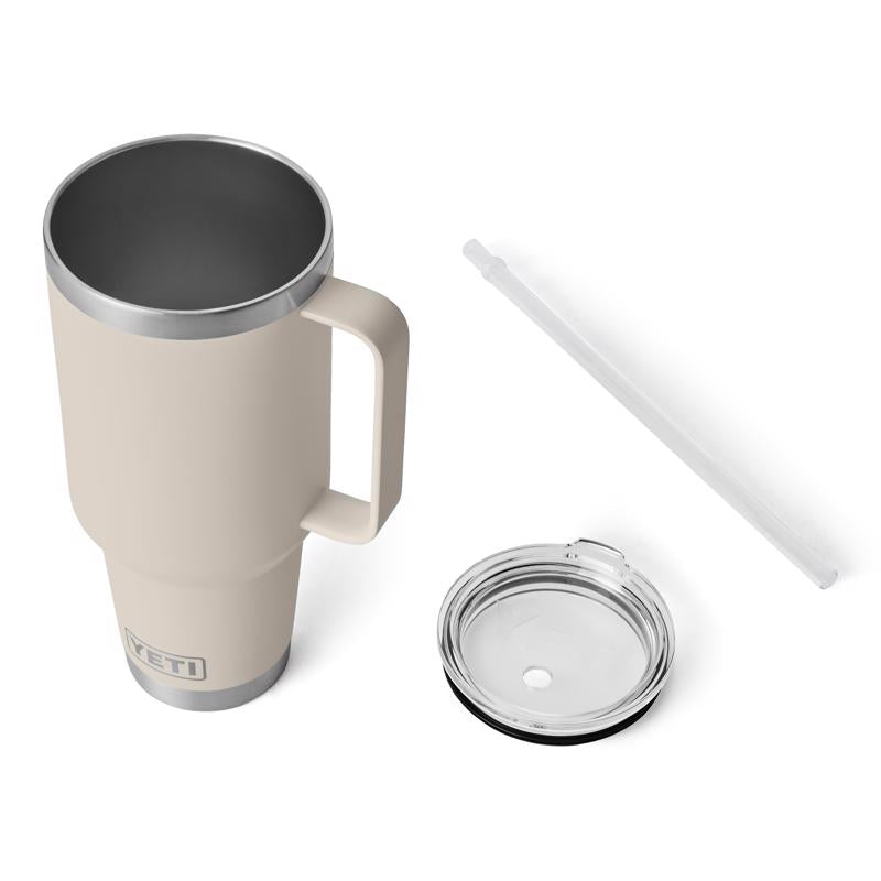 YETI Rambler 42 oz Cape Taupe BPA Free Straw Mug