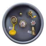 Flame King 8 gal Steel Propane Cylinder