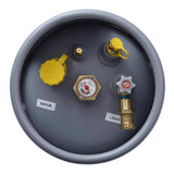 Flame King 8 gal Steel Propane Cylinder