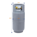 Flame King 8 gal Steel Propane Cylinder