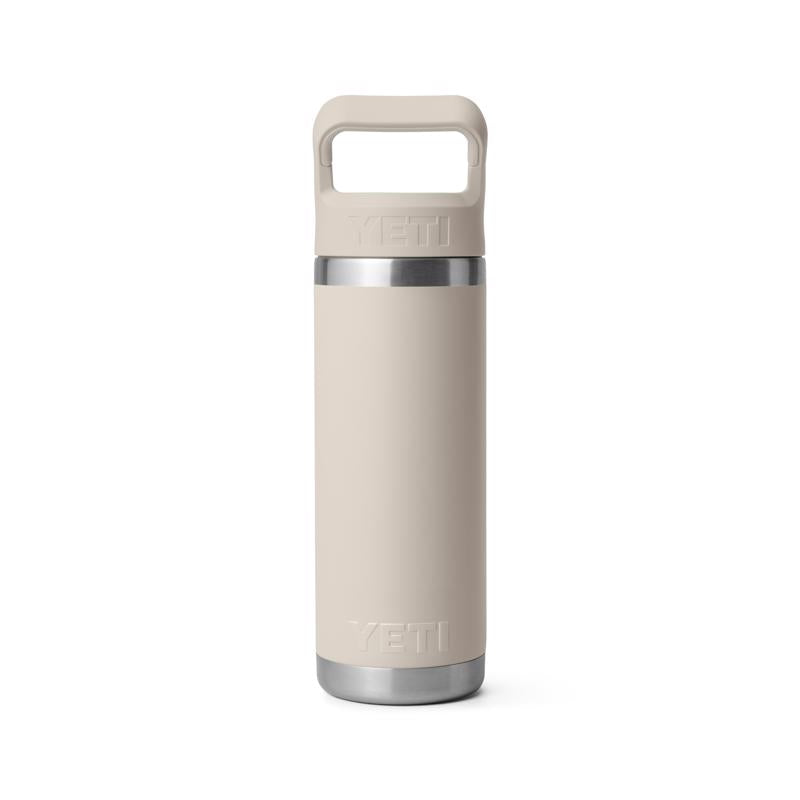 YETI Rambler 18 oz Cape Taupe BPA Free Bottle with Straw Cap