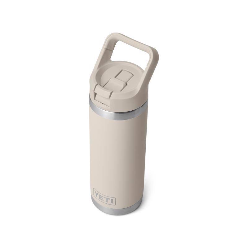 YETI Rambler 18 oz Cape Taupe BPA Free Bottle with Straw Cap