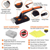 Q-Swiper Steam Clean Grill Cleaning Kit 6 pc