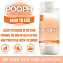 Pooph Cat Powder Kitty Litter Odor Eliminator 12 oz