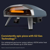 Ooni Koda 2 Pro Propane Gas Outdoor Pizza Oven Slate Blue