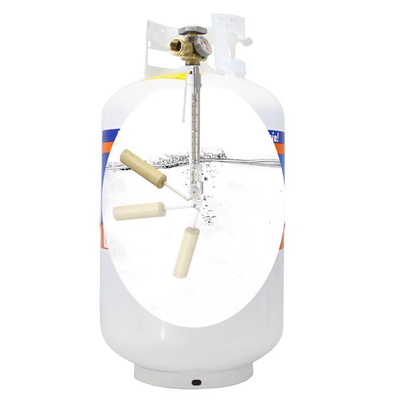 Flame King 30 lb Steel Empty LP Tank with Gauge
