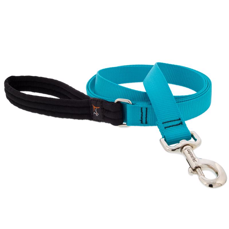 DOG LEASH AQUA 6'