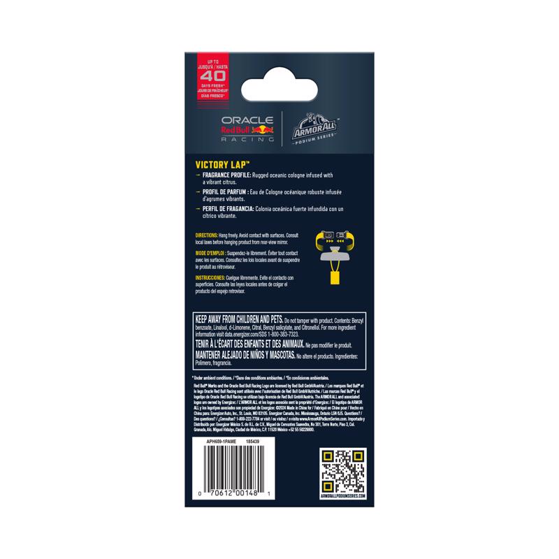 Armor All Podium Series Victory Lap Scent Air Freshener Solid 1 pk