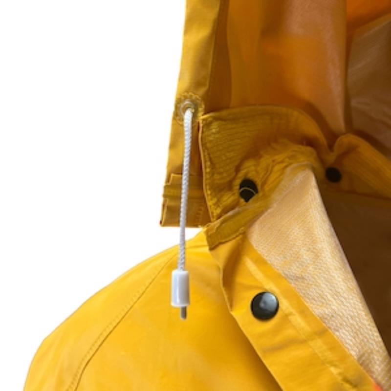 Boss Yellow PVC/Polyester Rain Jacket XL