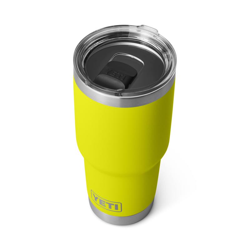 YETI Rambler 30 oz Firefly Yellow BPA Free Tumbler with MagSlider Lid