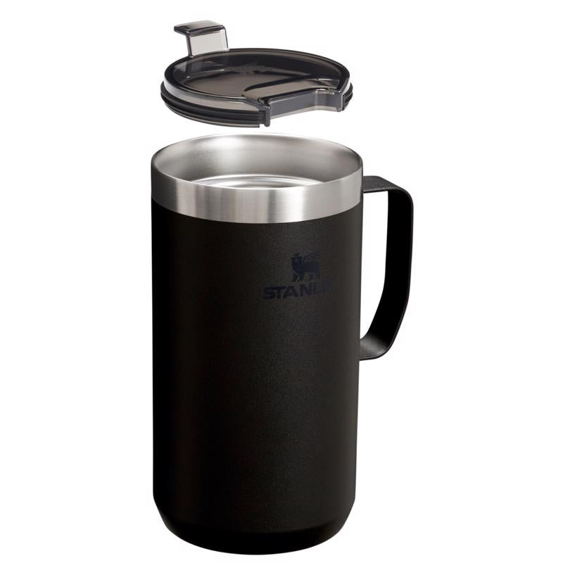 Stanley Everyday Camp Black Camping Mug 6.81 in. H X 4.72 in. W X 3.64 in. L 24 oz 1 pk