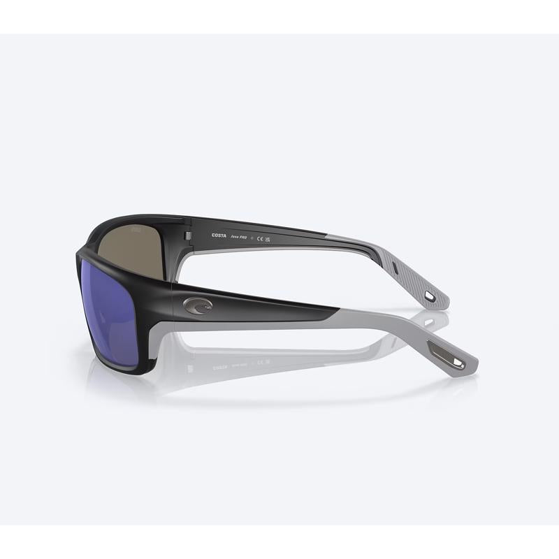 Costa Jose Pro Men's Sunglasses Sunglasses Matte Black Frame Matte Black Frame Men's Blue Mirror Len