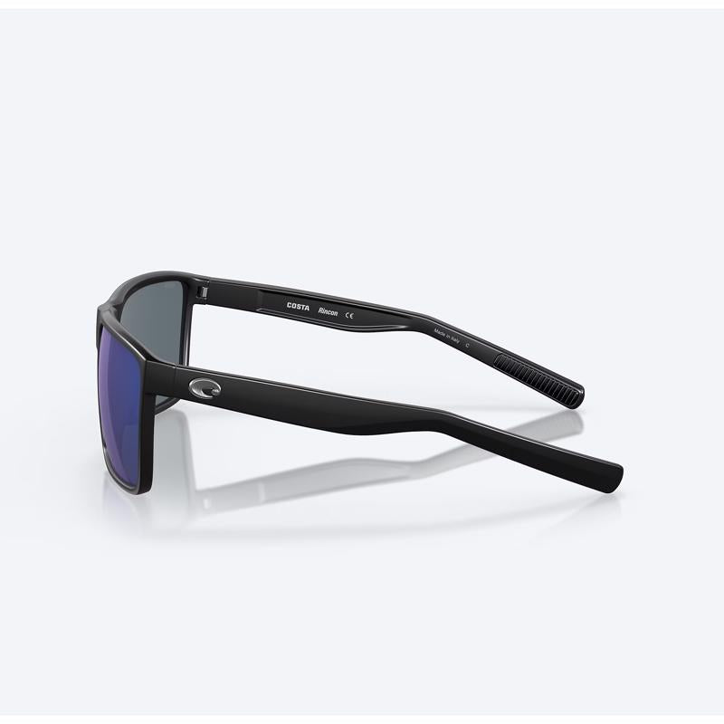 Costa Rincon II Men's Sunglasses Sunglasses Matte Black Frame Matte Black Frame Men's Blue Mirror Le