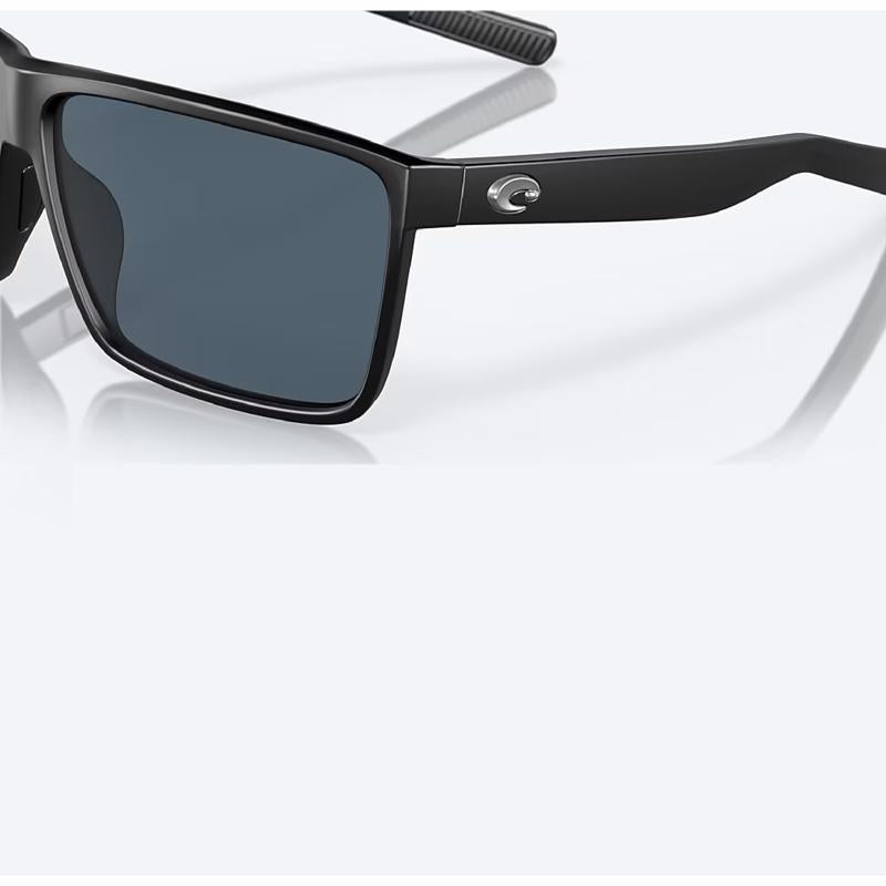 Costa Rincon II Men's Sunglasses Sunglasses Matte Black Frame Matte Black Frame Men's Gray Lens Matt