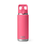YETI Rambler 26 oz Tropical Pink BPA Free Bottle with Straw Cap