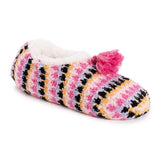 Muk Luks Women's Daisy Ballerina 6-11 Footy Socks Blue