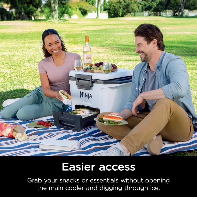 Ninja FrostVault White 30 qt Hard Cooler