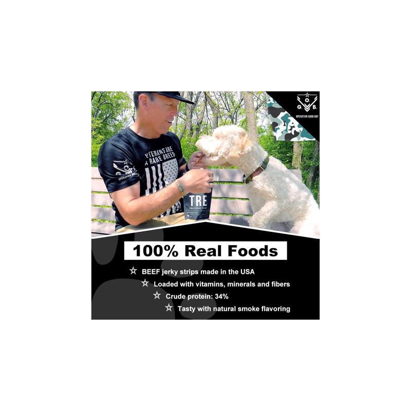 Operation Good Boy TRE Beef Jerky For Dogs 5 oz 1 pk