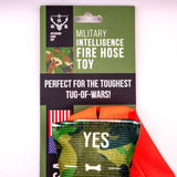 Operation Good Boy Multicolored Nylon Fire Hose Military Intelligence Dog Tug Toy 1 pk