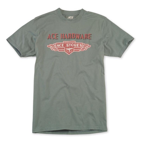Ace Vintage Threads XXL Short Sleeve Unisex Crew Neck Green Tee Shirt