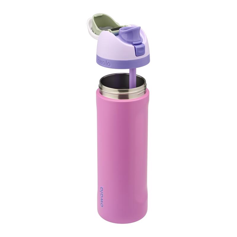 Owala FreeSip 24 oz Pink BPA Free Magenta Madness Water Bottle with Spout Lid