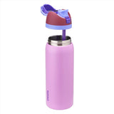 Owala FreeSip 32 oz Pink BPA Free Electric Orchid Water Bottle with Spout Lid