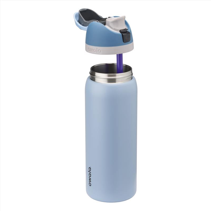 Owala FreeSip 32 oz Blue BPA Free Rainstorm Water Bottle with Spout Lid